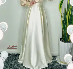 دامن ماکسی ساتن
