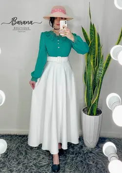 شومیز یقه دانتل