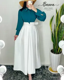 شومیز دو طرف دکمه کرواتی