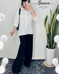 شومیز نخی راه راه