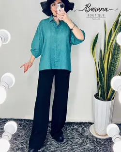 شومیز نخی راه راه