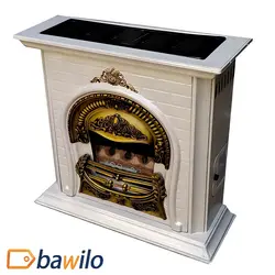 بخاری گازی سایلان افروز طرح شومینه مدل پرنس 30000