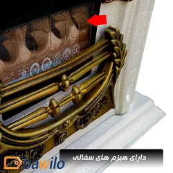 بخاری گازی سایلان افروز طرح شومینه مدل پرنس 30000