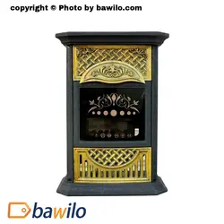 بخاری گازی مهراوران طرح شومینه مدل امپراطور