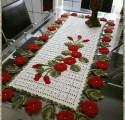 رومیزی بافتنی
