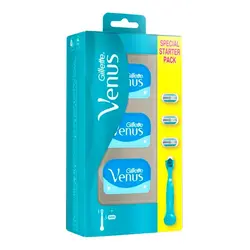 خودتراش 3 تیغه زنانه ژیلت ونوس مدل smooth بهمراه 3 عدد تیغ یدک