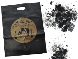 نایلون بسته بندی زغال (تولید و چاپ انواع نایلون تبلیغاتی و چاپی در تمامی سایز ها)