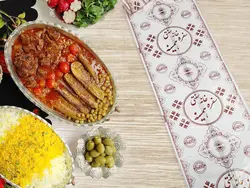 سفره یکبار مصرف چاپی مات