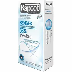 کاندوم کاپوت مدل Senses بسته 12 عددی - فروشگاه اینترنتی به بانو