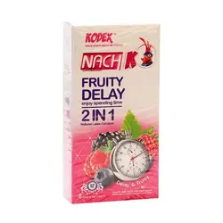 کاندوم ناچ کدکس مدل Fruity Delay بسته 12 عددی - فروشگاه اینترنتی به بانو