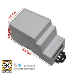 جعبه صنعتی s: 5.9 x 8/8 x 3/5 Cm / رک خور