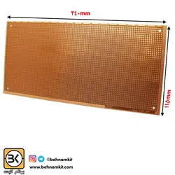 فیبر سوراخدار/ 4000 سوراخ (24.5 × 11.7 سانتیمتر)
