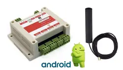 کنترل پیامکی 4 کانال GSM + چهار ورودی ایزوله  /  LG4412