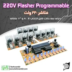 کیت فلاشر کامپیوتری 220 ولت (میکرو)