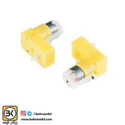 موتور گیربگس زرد رایت / پلاستیکی  / Motor  3-6V