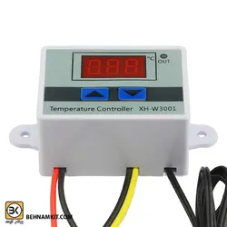 ترموستات و ترمومتر دیجیتال 220 ولت W3001