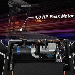 PowerMax Fitness TDA-230M (4.0HP Peak) Multi-Function Motorized Treadmill With Free Installation Assistance, Semi-Automatic Lubrication, Home Use &amp; Automatic Inclineتردمیل