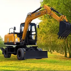 بیل مکانیکی چرخ لاستیکی فوریوز با مدل R70W-9S