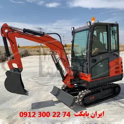 مینی بیل مکانیکی چرخ زنجیری تولید ایران | بابکت - جارو بابکت تولید ایران