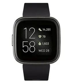 ساعت هوشمند Versa 2 (NFC) Black / Carbon Aluminium