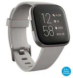 ساعت هوشمند Versa 2 (NFC) Black / Carbon Aluminium