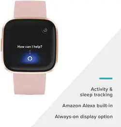 ساعت هوشمند (Fitbit FB507RGPK Versa 2 (NFC - آلومینیوم گل رز / مس گل رز