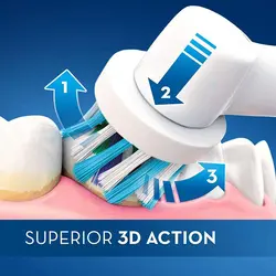 مسواک قابل شارژ مجدد برقی Oral-B Vitality (با پلاگین پین UAE 3)