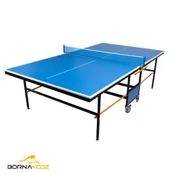 میز پینگ پنگ 4 چرخ ملامین ضد خش Borna yooz