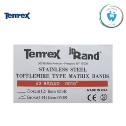 خرید و فروش نوار ماتریکس تافل مایر- Stainless Steel TRIBEST Toffle mire Matrixes | کافه دنتیست