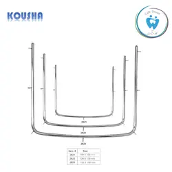 ارزان ترین قیمت فریم فلزی رابردم کوشا در سایزهای مختلف - کافه دنتیست