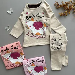 بلوز و شلوار گربه و کاموا