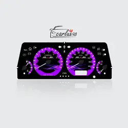 صفحه کیلومتر پراید قدیمی طرح Nissan Gtr