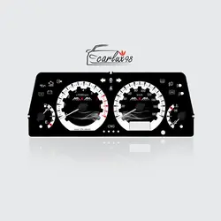 صفحه کیلومتر پراید قدیمی طرح Nissan Gtr