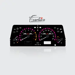 صفحه کیلومتر پراید قدیمی طرح دخترونه