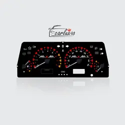 صفحه کیلومتر پراید قدیمی طرح دخترونه