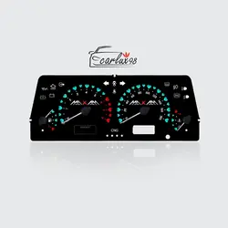 صفحه کیلومتر پراید قدیمی طرح دخترونه