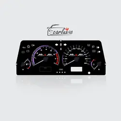 صفحه کیلومتر پراید قدیمی طرح Audi