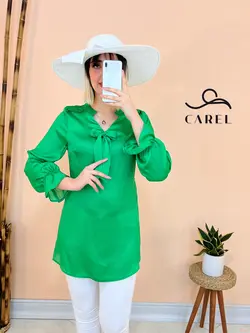 شومیز حریر لمه کد 12610