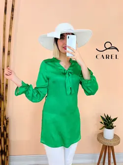 شومیز حریر لمه کد 12610