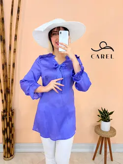 شومیز حریر لمه کد 12610