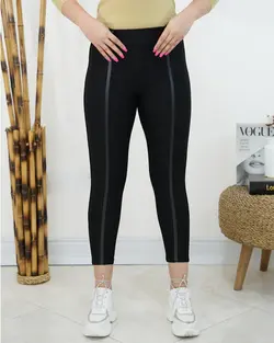 شلوار لگ نوار جلو چرم کد602