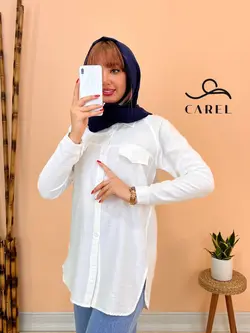 شومیز مانتویی کد 3100