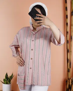 شومیز مانتویی کد 3800