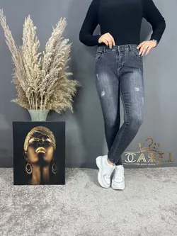 شلوار جذب طوسی تیره کد 256