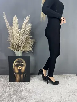 شلوار لگ نوار چرم برجسته کد 254