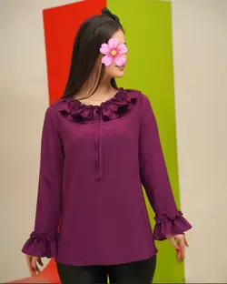 شومیز زنانه فلورا کد11770