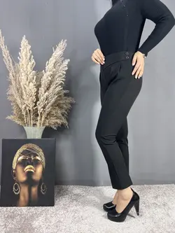 شلوار پارچه ای کمر دکمه کد 242