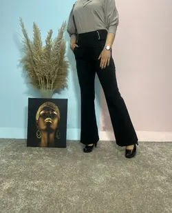 شلوار بوتکات کمرکش پارچه ای کد 194