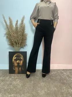 شلوار بوتکات کمرکش پارچه ای کد 194