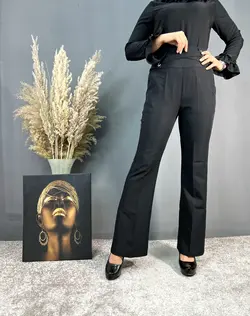 شلوار بوتکات کمرکش پارچه ای کد 194